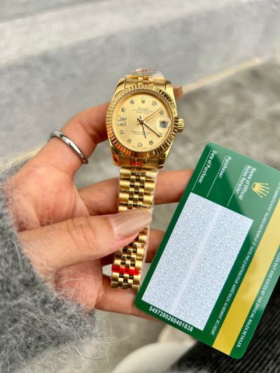 ROLEX Log  Gold 31MM Lady Watch